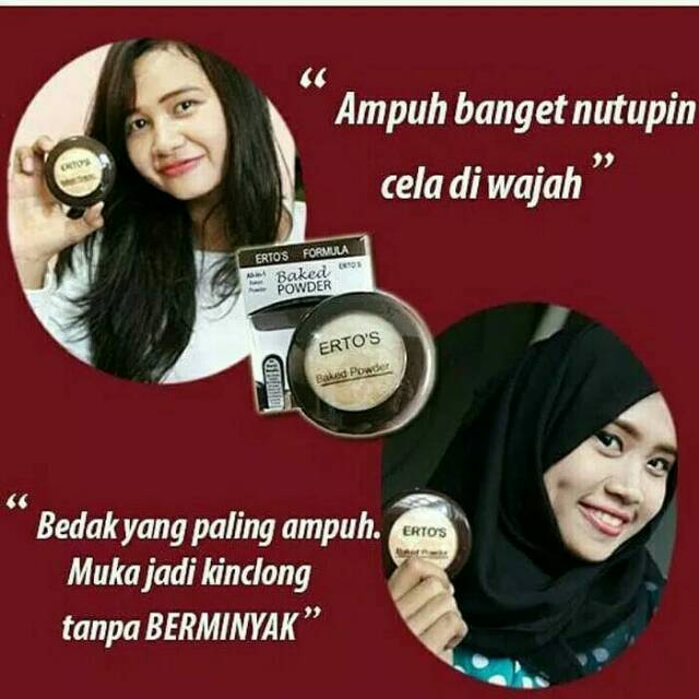 Ertos Baked Powder Bedak Dengan Ketahanan Hingga 8 Jam