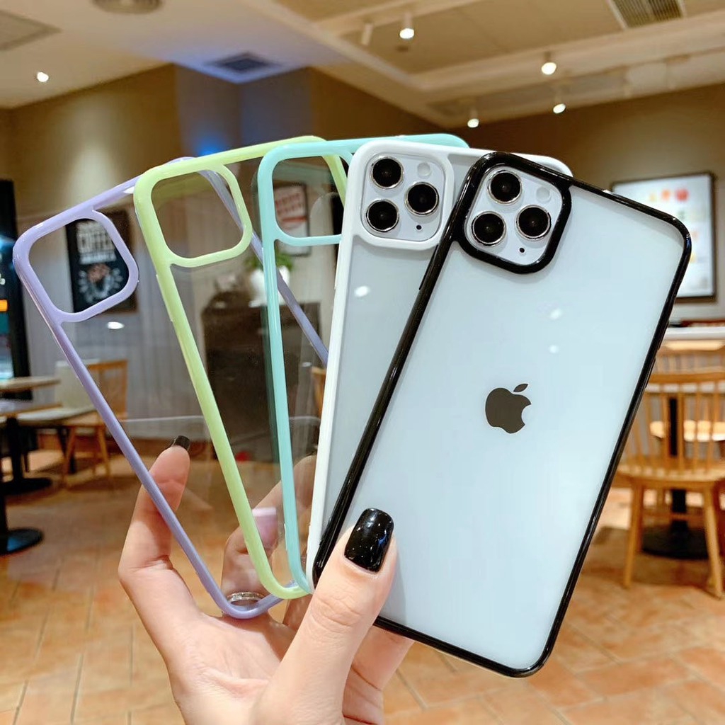 Casing Transparan Untuk Iphone 11 (Se 2020 Iphone 11 Pro Max 6 6s I7 8plus X Xs Max Xr