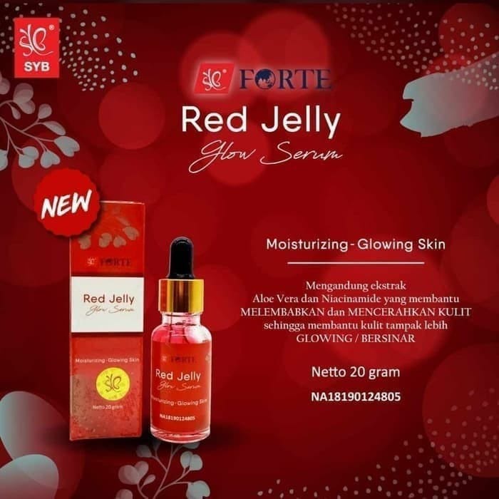 ❤ PAMELA ❤ RED JELLY GLOW SERUM BY SYB FORTEe /serum jelly merah bpom