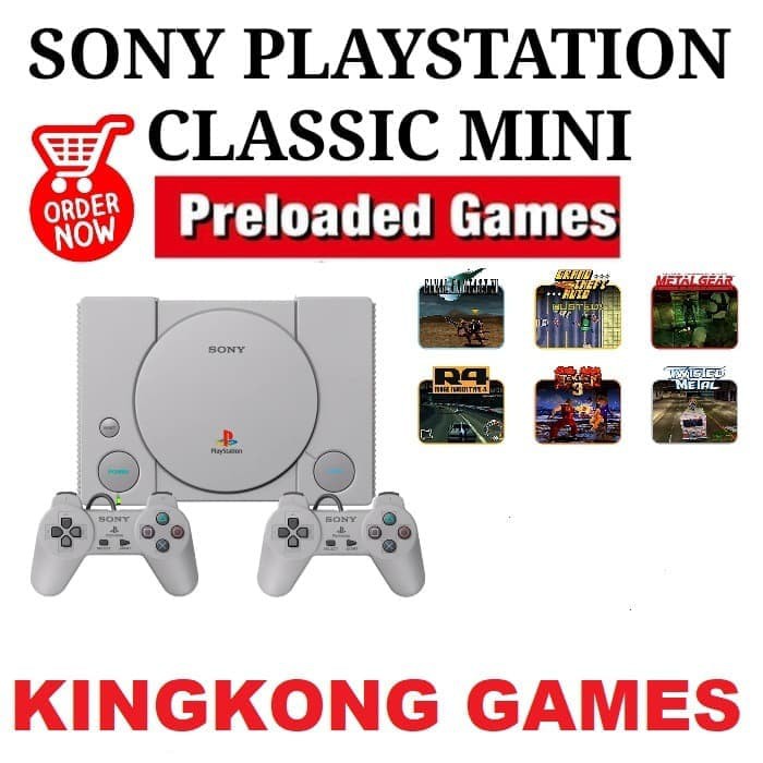 playstation 1 with preloaded games