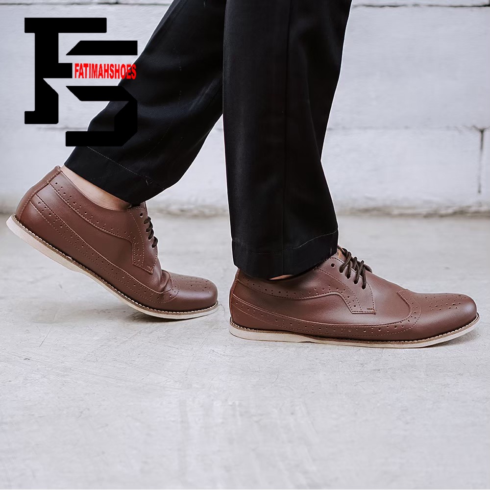 FATIMAHSHOES - Sepatu Formal Pria Sepatu Kerja Sepatu Kantor Sepatu Resmi Sepatu Pesta Sepatu Pantofel Sepatu Kasual