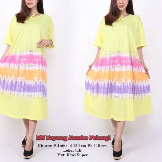 ❀ 7.7 Serbu ❀ DISKON DASTER PAYUNG SUPER JUMBO LD 135-140 CM/daster kaos/daster baju hamil/daster
