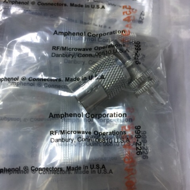 KONEKTOR RG58 AMPHENOL BAHAN BAGUS MADE IN USA