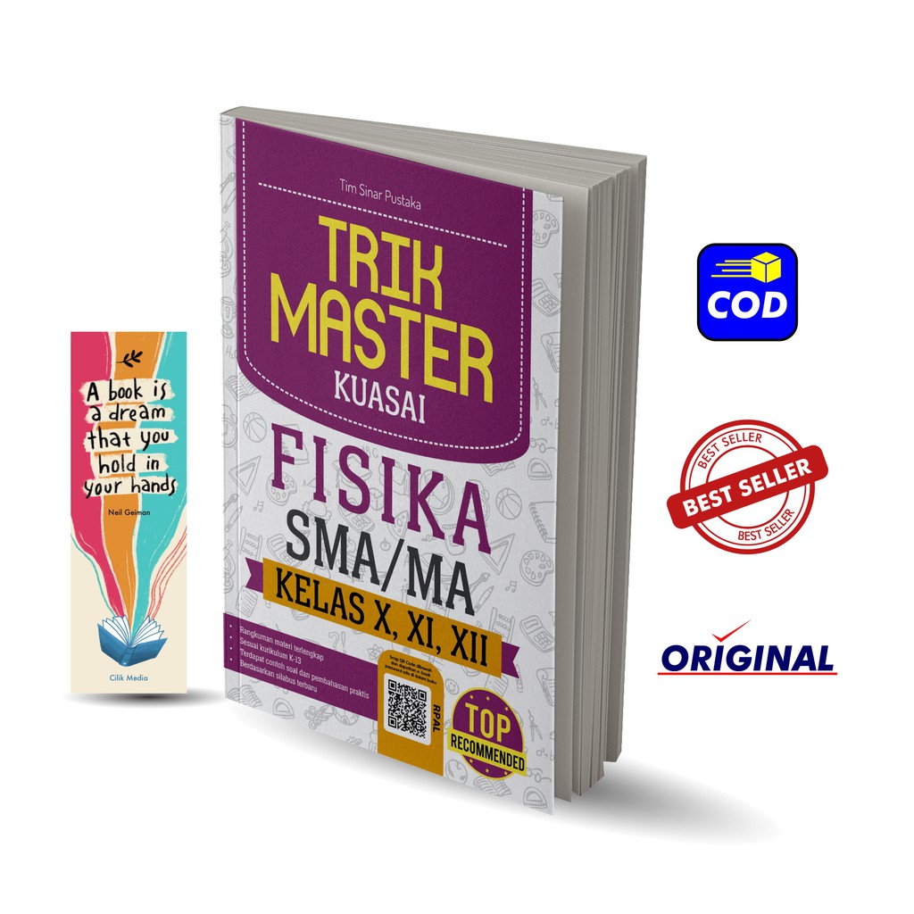BUKU SMA : TRIK MASTER IPA SMA / BUKU ILMU PENGETAHUAN ALAM SMA / BUKU JURUSAN IPA-Fisika