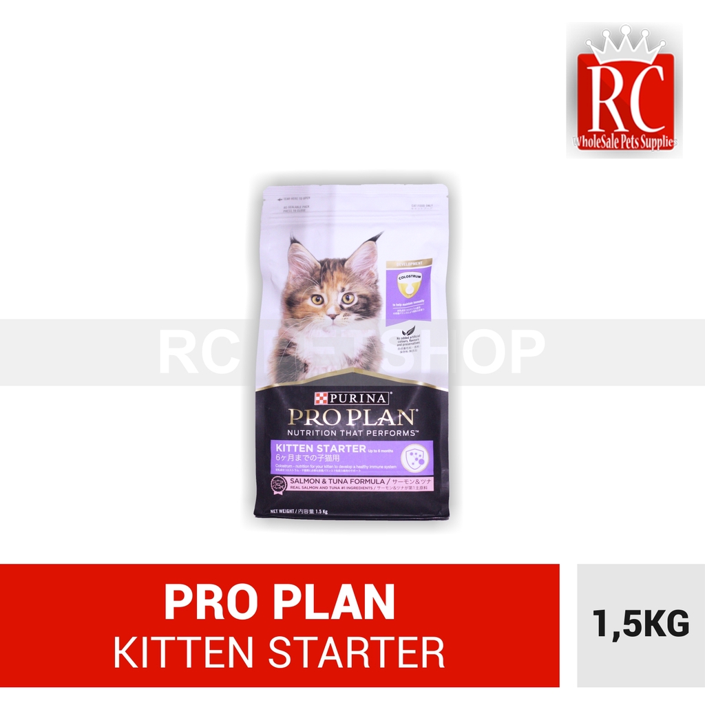 ProPlan Makanan Anak Kucing Pro Plan Kitten Starter Salmon Tuna 1.5 KG