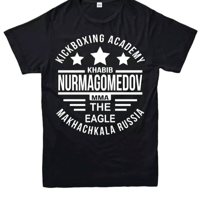 KAOS tshirt baju combed 30s KHABIB NURMAGOMEDOV UFC