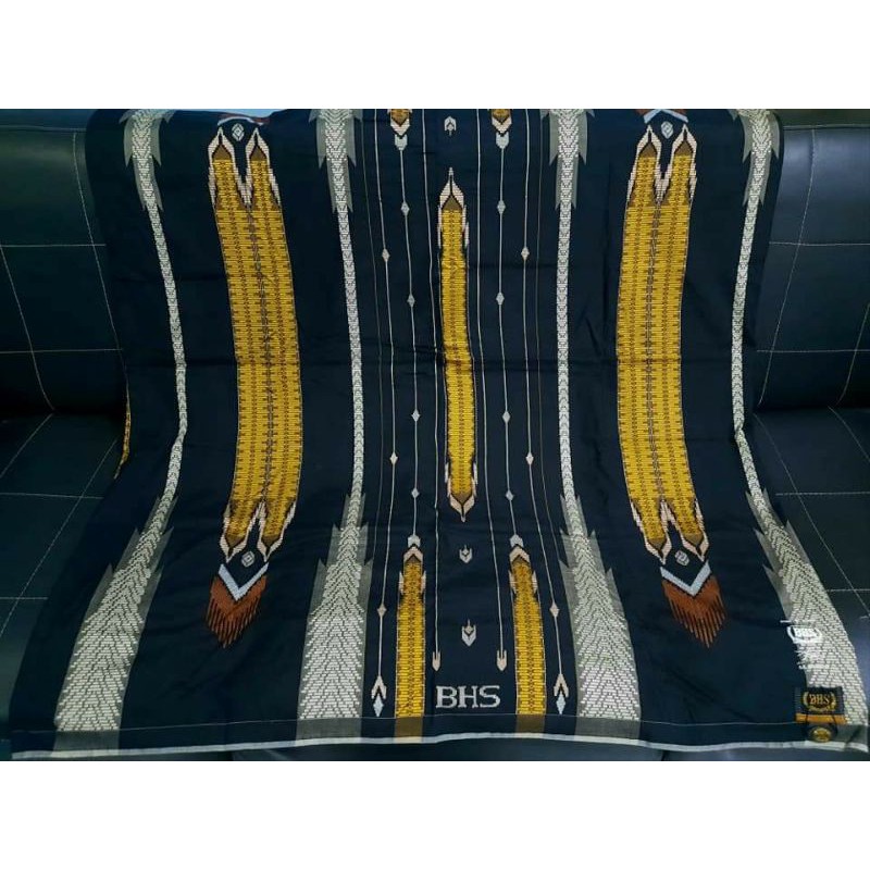 Sarung SECOND BHS SGF Gold Full Sutra Warna Hitam Emas Limited Rare Langka (soldout)