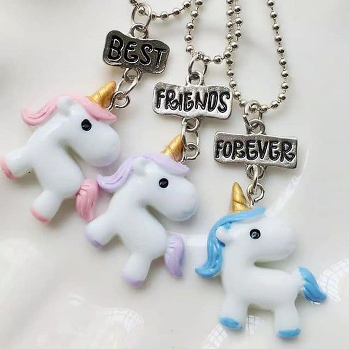 Terlaris kalung  unicorn bff Eksklusif Shopee Indonesia