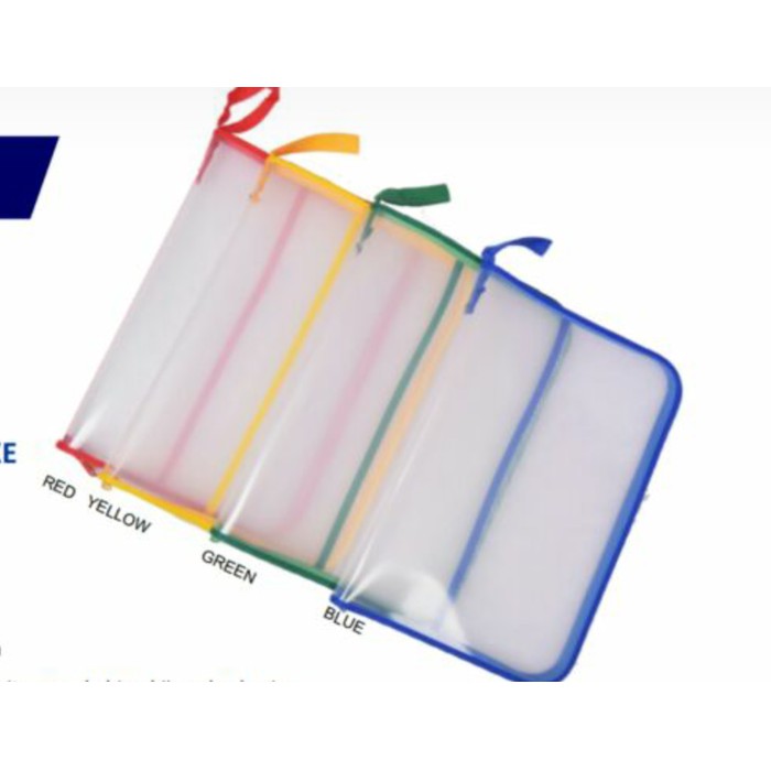 

Map Zipper Bag Resleting Jala Data Plus (12pcs)