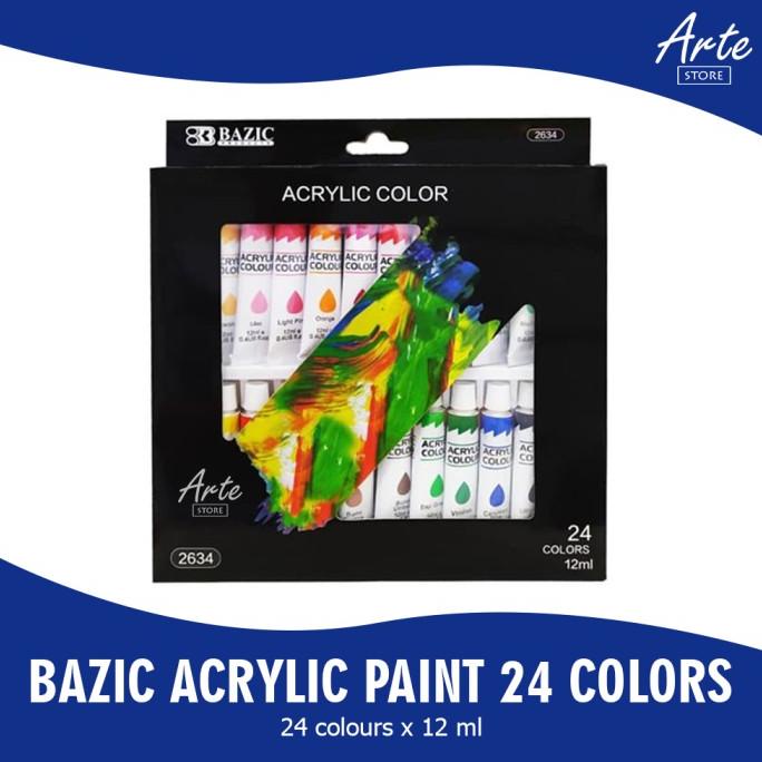

Cat Akrilik - BAZIC Acrylic Set 24 Warna
