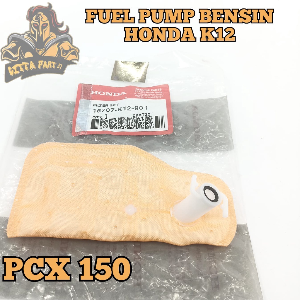 FUEL PUMP FILTER BENSIN HONDA K12 PCX 150 KUALITAS ASLI ORIGINAL HONDA AHM PRESISI BENSIN JADI BERSIH TIDAK BIKIN TERSUMBAT BAHAN BERKUALITAS ALIRAN BENSIN JADI LANCAR DAN DIJAMIN AWET PCX 150