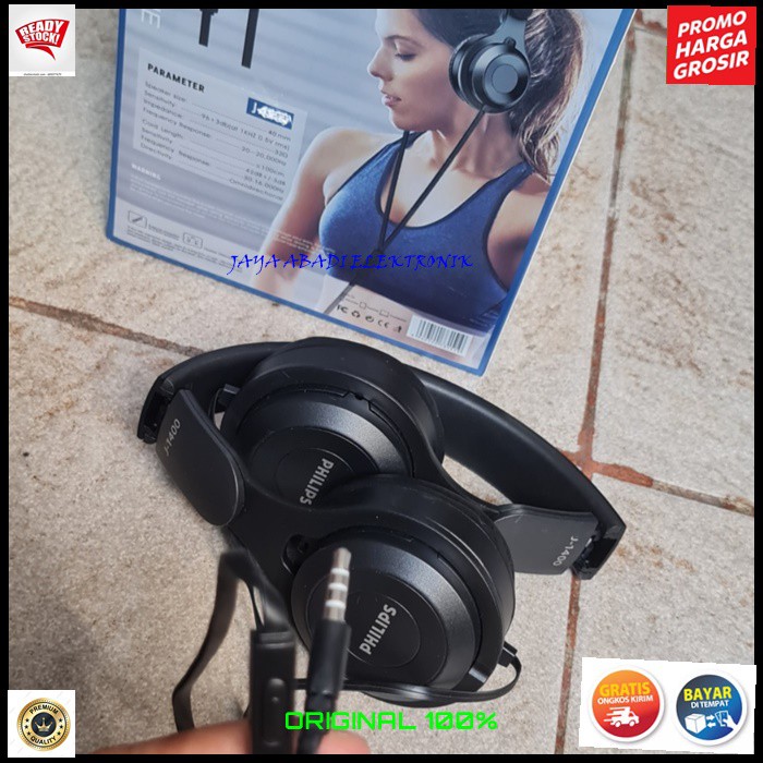 J390 ORIGINAL PHILIPS BANDO HEADPHONE HEADSET STEREO EARPHONE IN EAR 3.5 MM DOBEL BASS HANDSFREE DOUBLE BAS EARPOD SUPER HF SUPER PREMIUM MIC KABEL MUSIK CALL NELPON HP AUDIO SOUND SUARA VOKAL KARAOKE WIRED HEADPHONES HIFI J390  Headphone Headset Bando Ph