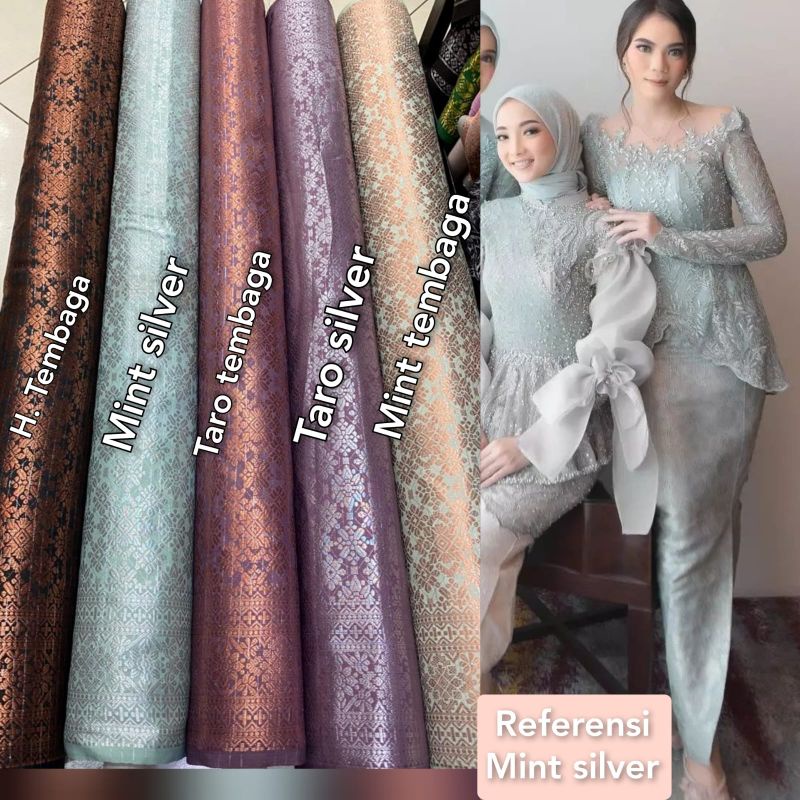 Songket Semi palembang,songket mesin,songket meteran,bahan songket