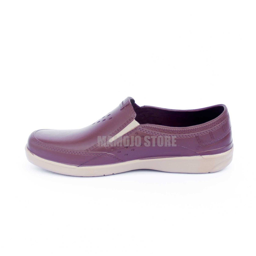 OBRAL Sepatu Slip On Pria Full Karet - Slip on Pria Karet – Sepatu Elastis- Sepatu Slop Pria AWK 557