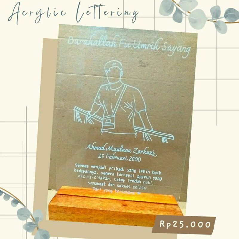 

AKRILIK LETTERING MURAH/ GIFT BOX/ KADO MURAH