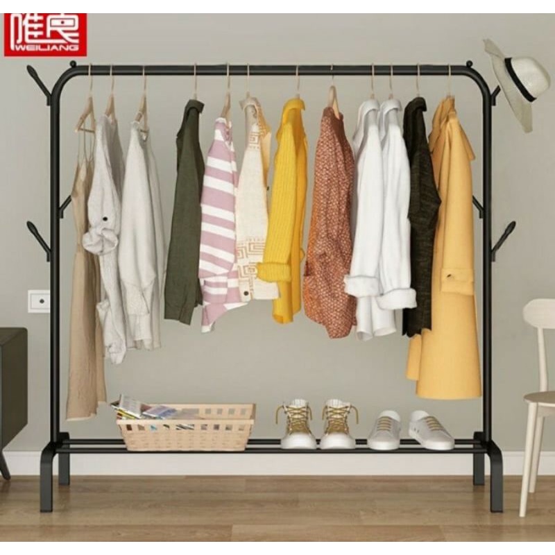 Windproof Clothes Hanger Dengan Gantungan Topi baju besi panjang
