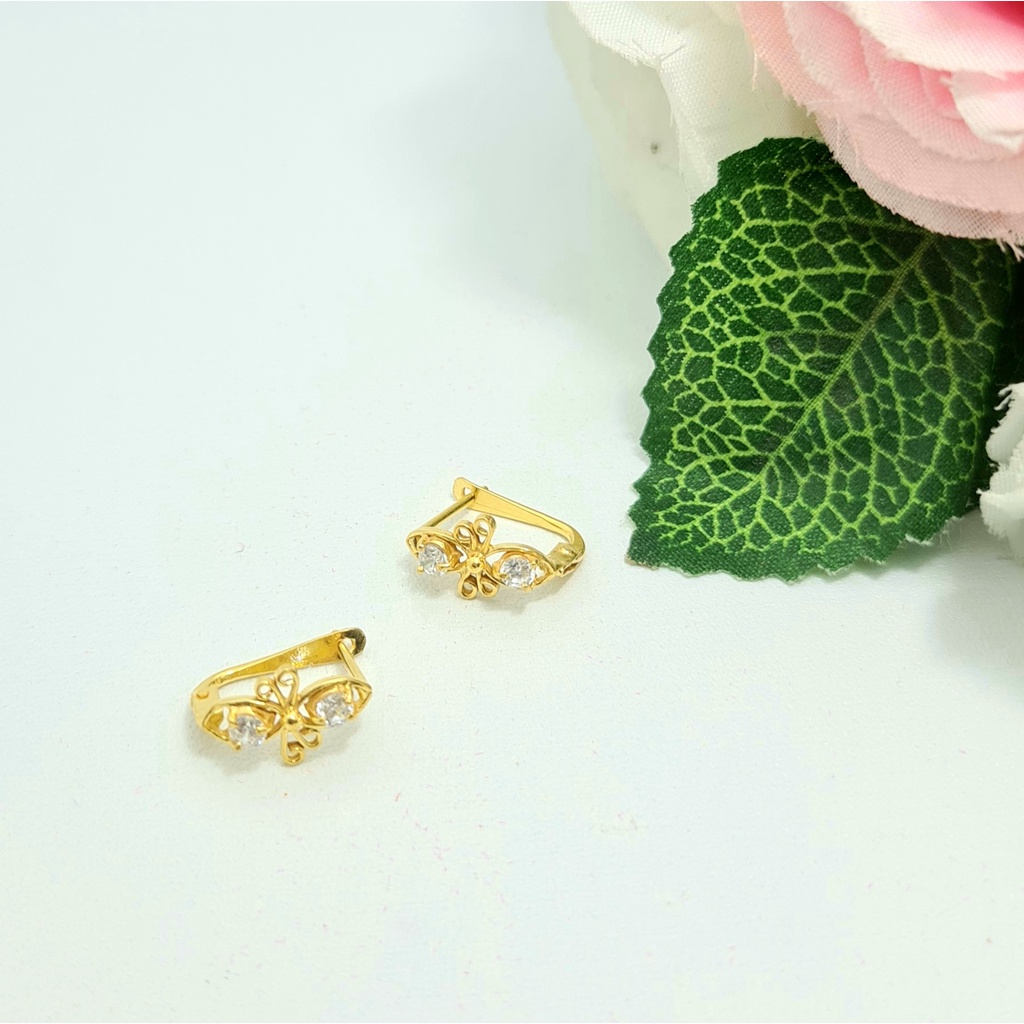 Anting Jepit Emas Muda Mata 2