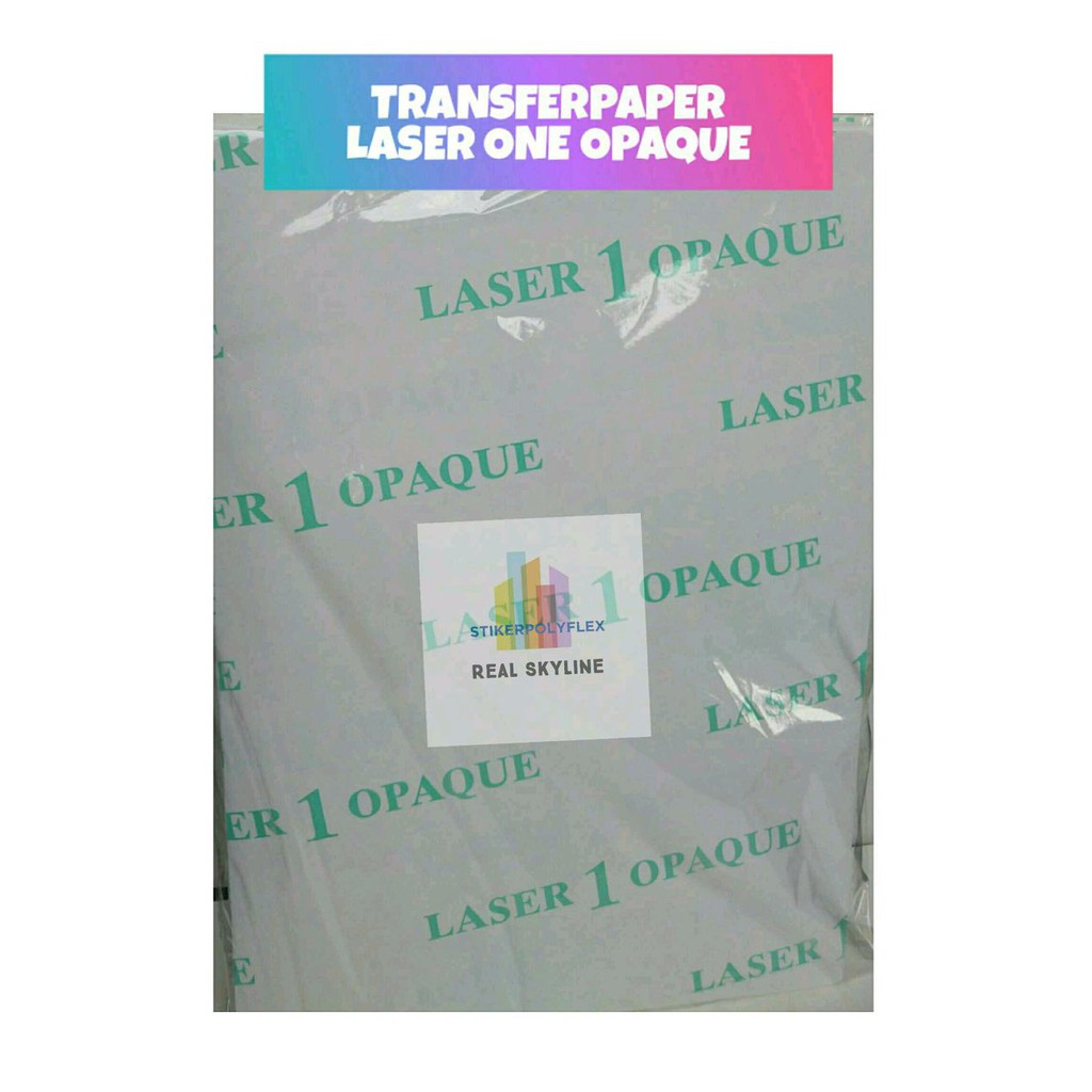 

Transferpaper Laser 1 One Opaque Termurah uk A4 Limited