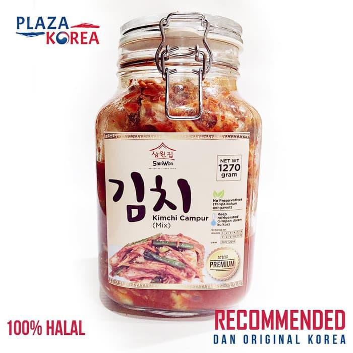 

EKSKLUSIF SAMWON - KIMCHI PREMIUM MIX SAWI WORTEL LOBAK 1270 GRAM- MAKANAN KOREA TERMURAH