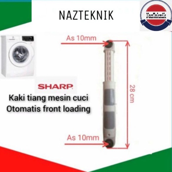 SHOCKBREAKER MESIN CUCI  FRONT LOADING SHARP