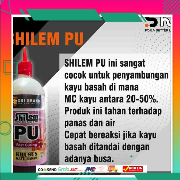 Lem PU Polyurethane Lem Kayu Basah Lem Busa Lem Madu