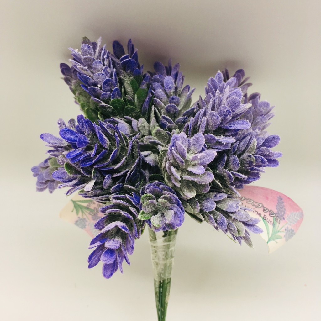 Tokyo 1 bunga plastik 1 stalk lupine bush (404383)-5