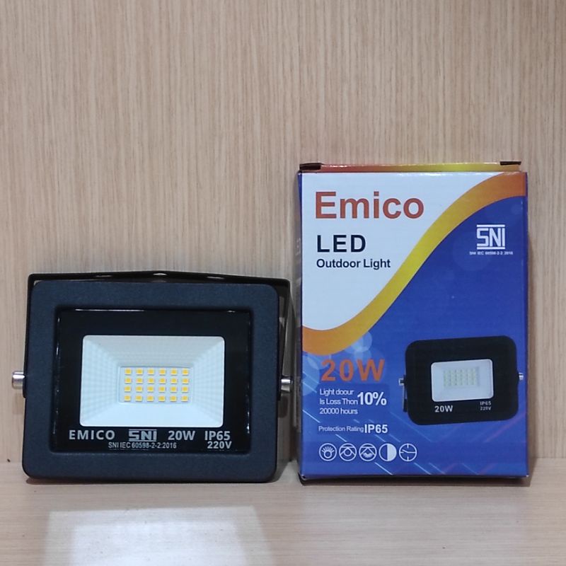 Lampu sorot led  20W 20 WATT Ac 220V / Lampu tembak led 20W Ac 220V