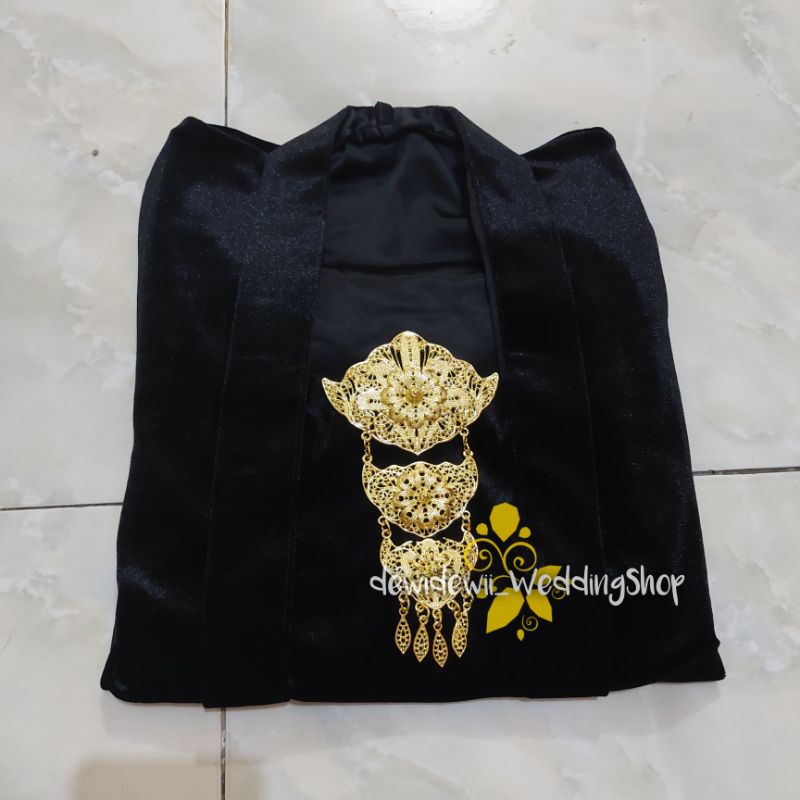 Kebaya Anak + Jarik Instan, Motif Sido Mulyo