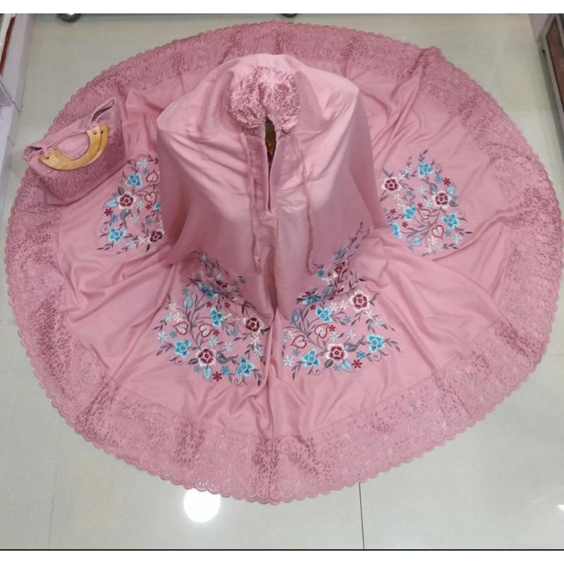 mukena bordir suji caia