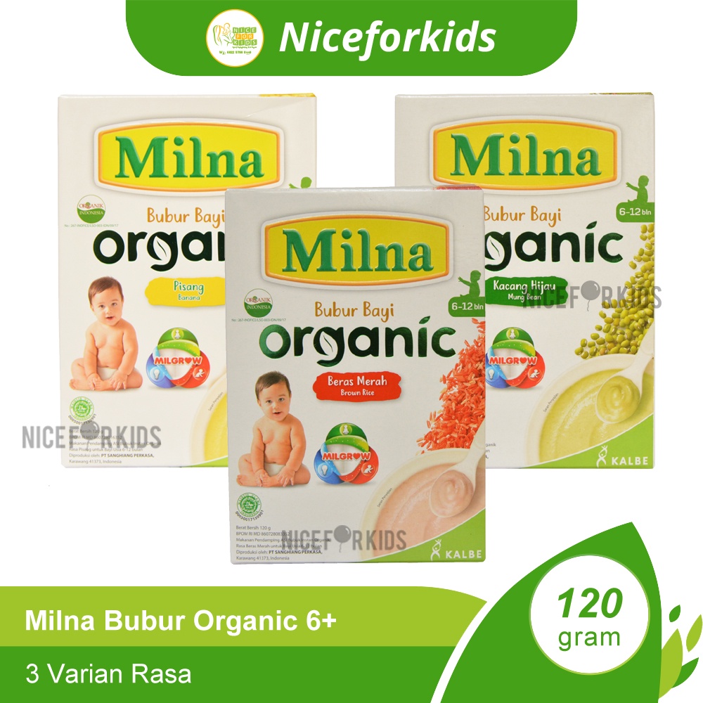 Milna Bubur Bayi Organic Bubur Bayi Instant Organik