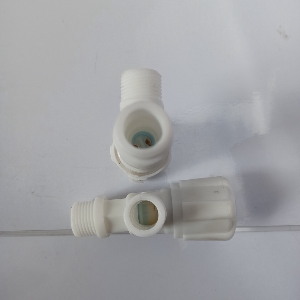 Stop Kran Bidet Toilet PVC 1/2&quot; Keran Berkualitas Putaran Lancar