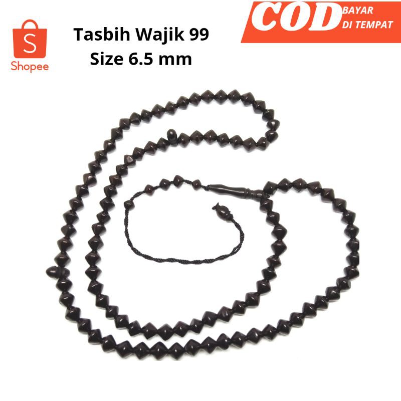 BISA COD TASBIH WAJIK 99 UKURAN 6,5 mm