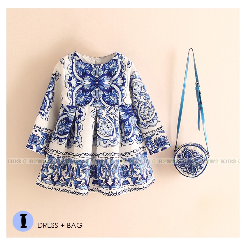 BW DRESS ANAK LONG BONUS BAG TEEN