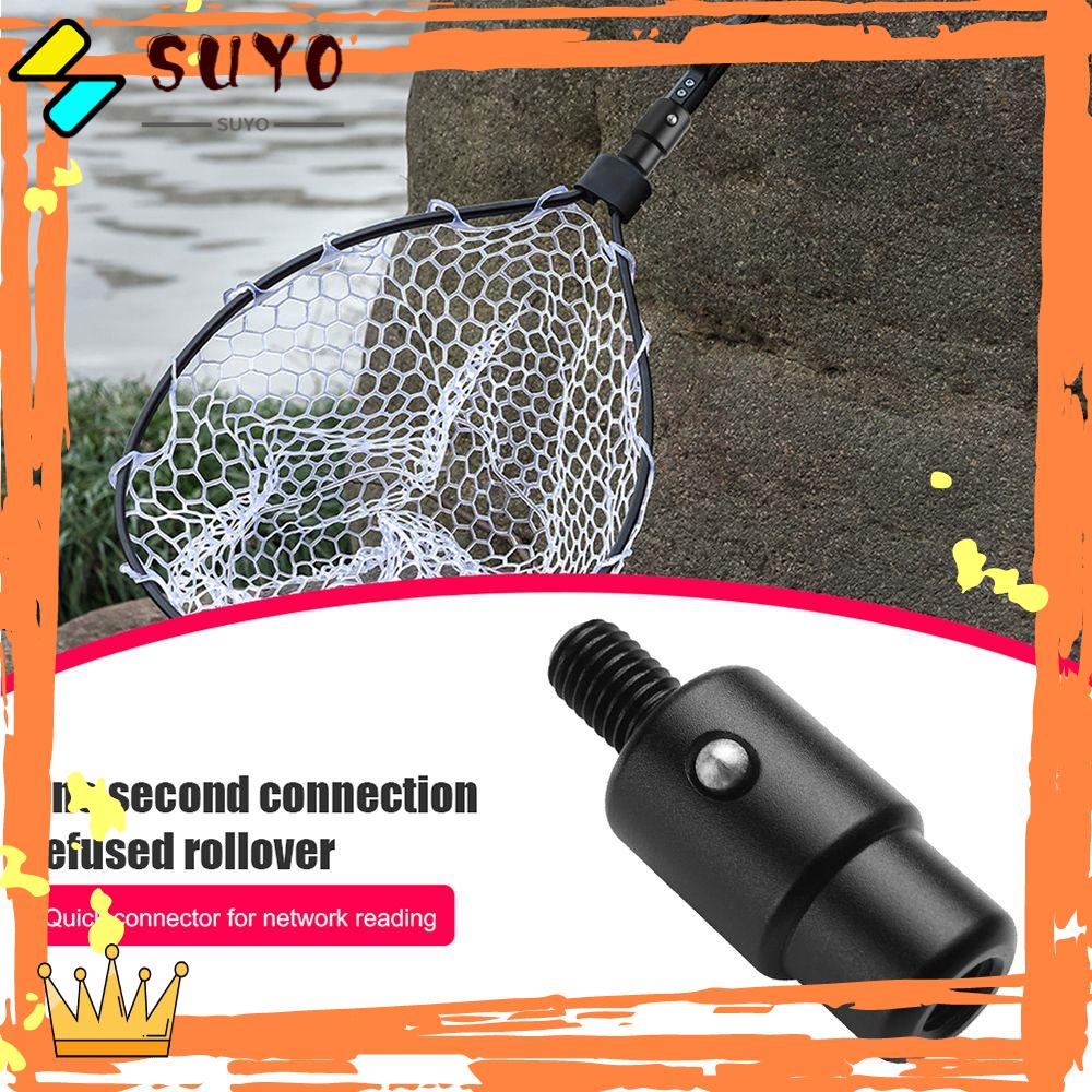 Suyo Konektor Jaring Pancing Bahan Plastik Warna Hitam