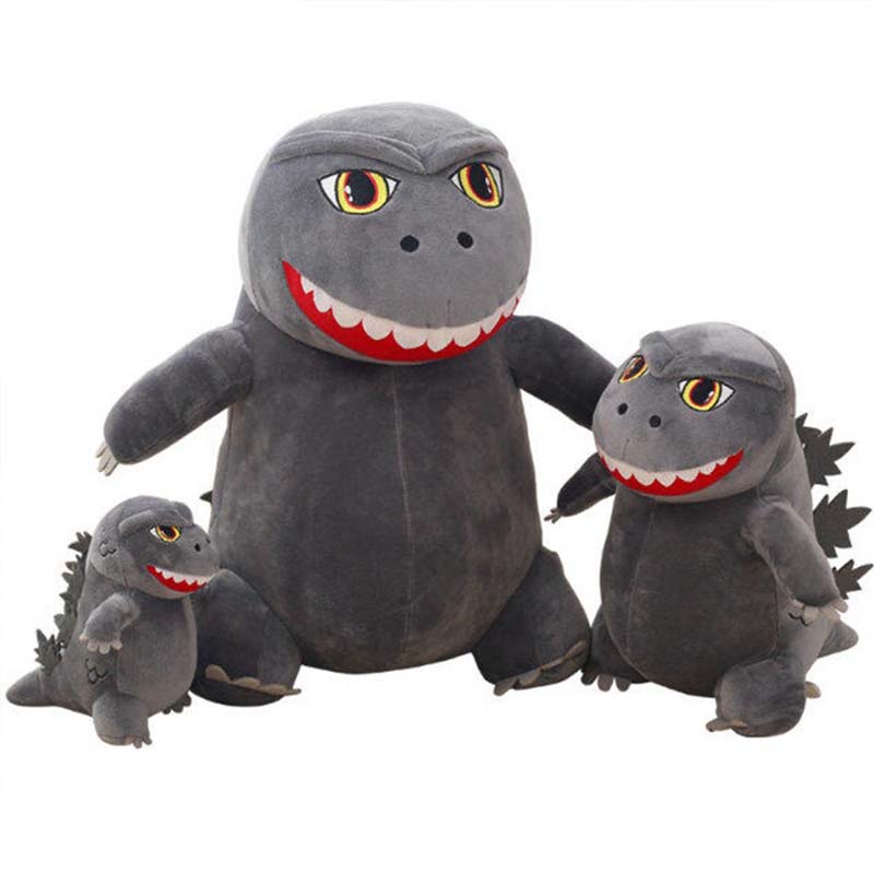 50CM Godzilla Monster Soft Plush Toy Cute Birthday Present Blue Stuffed Doll Cartoon Anime