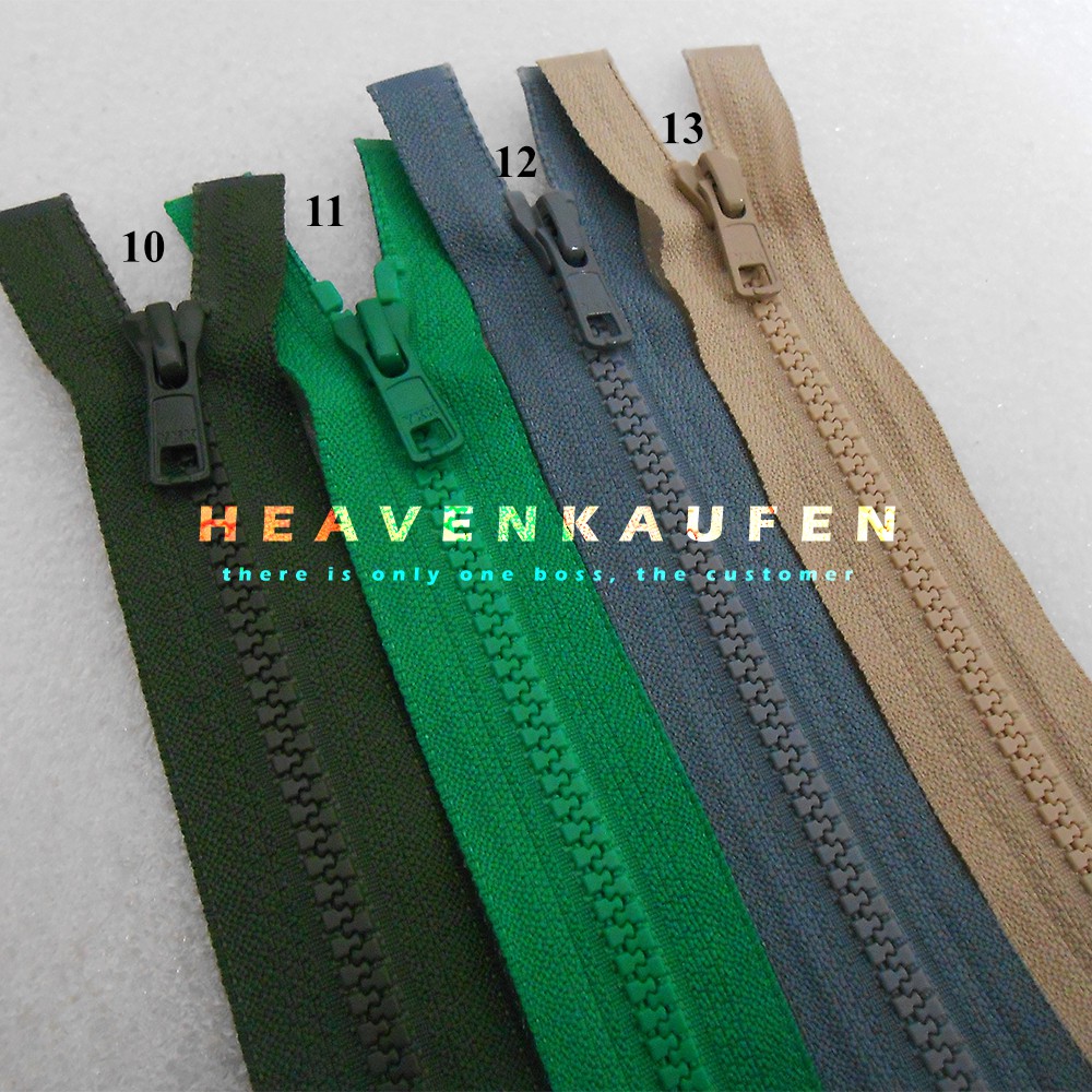 Resleting Zipper YKK Vislon 35 cm / 14 inch Warna Warni