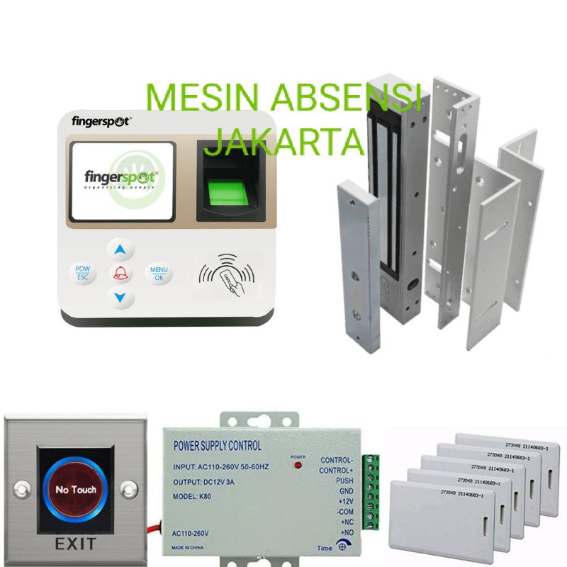 fingerspot neo a 152nc access door plus absensi paket access control pintu paket akses pintu