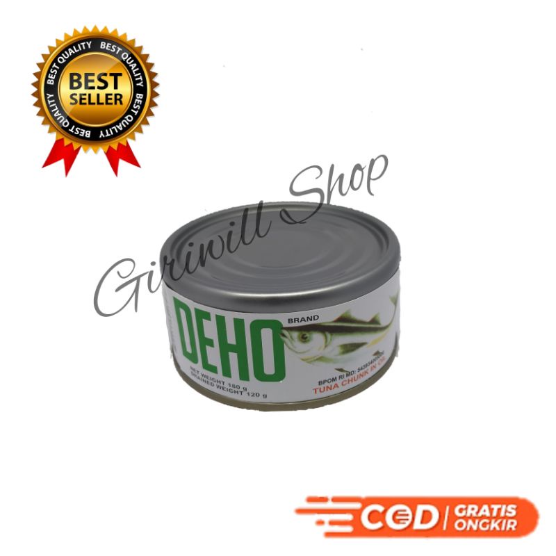 

Deho tuna dalam minyak ikan 180g