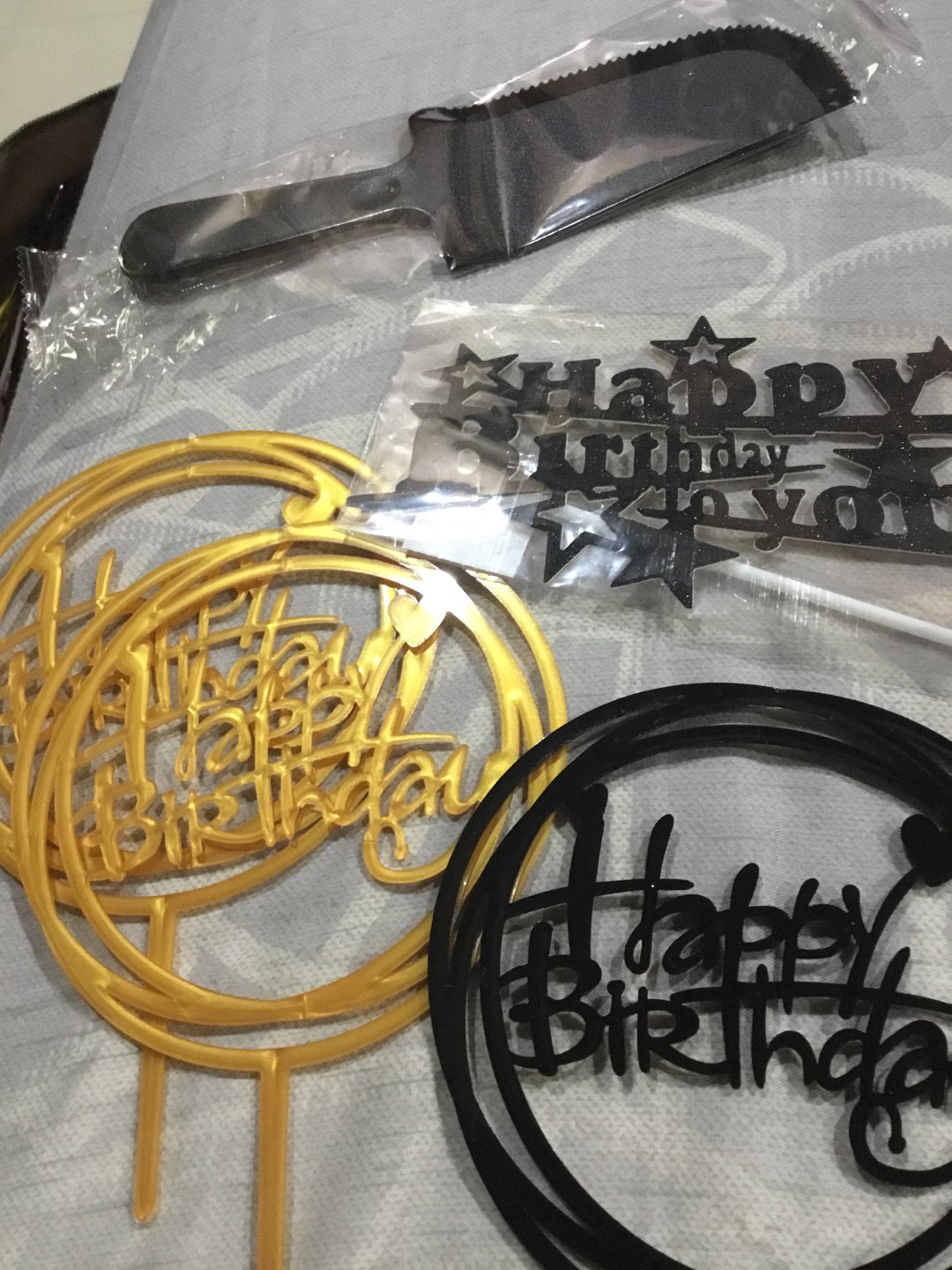 1pc Spatula Penghalus Adonan Kue Bahan Plastik Pisau Hitam Mulus Peralatan Masak Aksesoris | Tiki