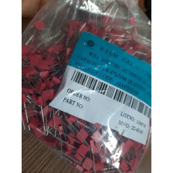 472/4n7 film capasitor