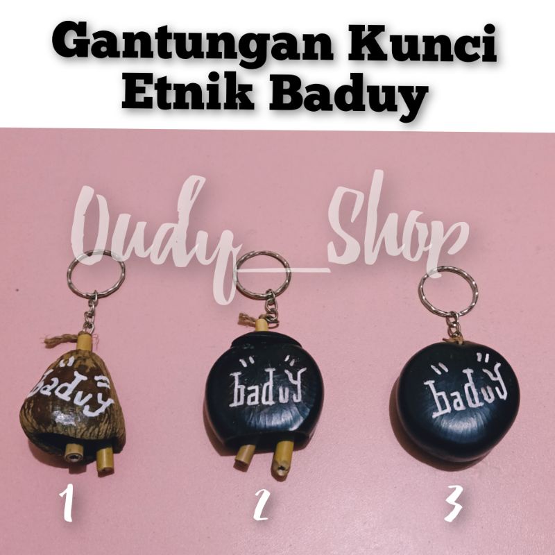 Gantungan Kunci Ganci Oleh Oleh Souvenir Khas Suku Baduy Lebak Banten