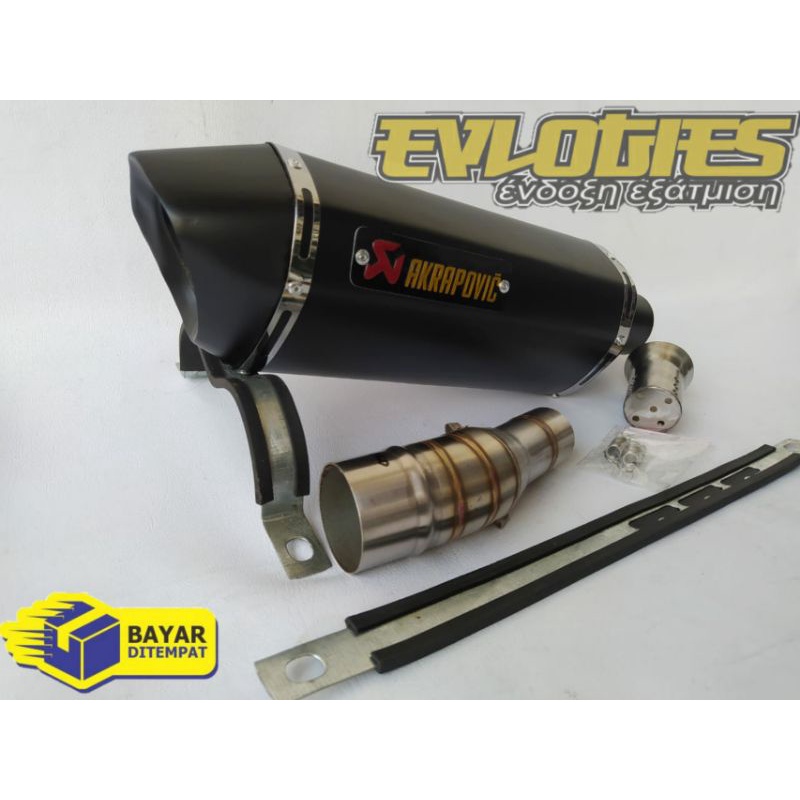 Knalpot Akrapovic Dof Kawasaki Z250 Ninja250 Karbu Ninja250 Fi