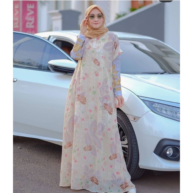 ❣New❣Hibisca dress ria miranda Warna Lavender