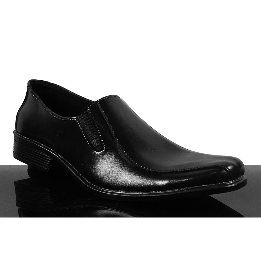 Sepatu pria pantofel kerja kantor formal hitam / Nevada