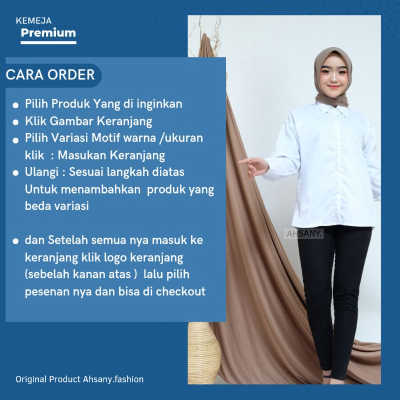 Kemeja Basic Wanita/Kemeja Polos Wanita/Kemeja Toyobo / Baju Atasan Kemeja Wanita Korean Casual Halus Hitam Maroon Putih