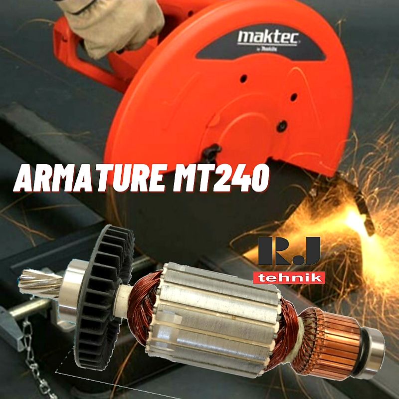 Maktec MT240 Armature Rotor Angker Mesin Cut Off 14 inch Spare Part