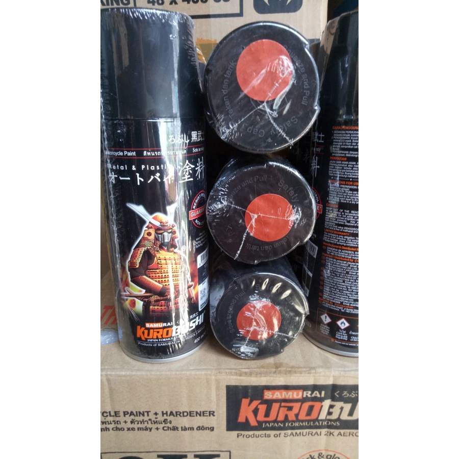 cat semprot samurai kurobushi pilok pilox samurai red orange u/c uc k228* k228 400ml