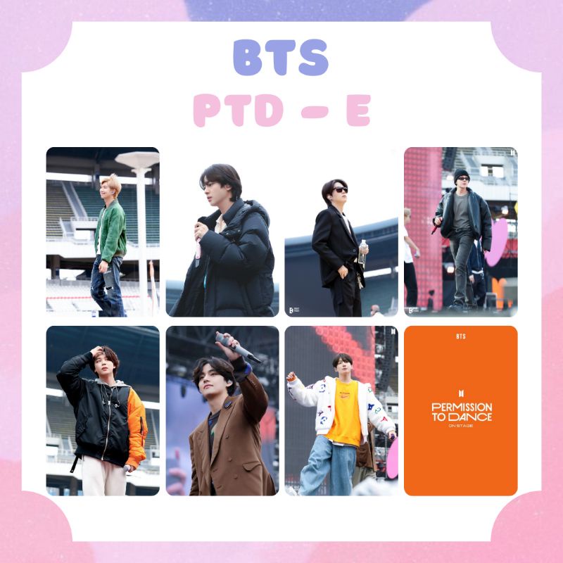 [BTS] PHOTOCARD BANGTAN  BTS PREMISSION TO DANCE