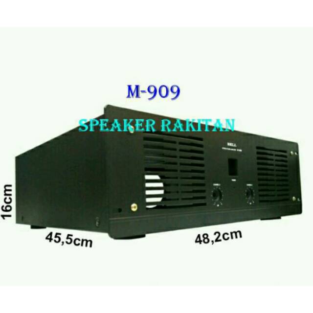 Box power amplifier bell M-909