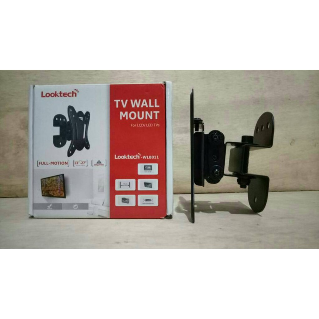 Bracket LED TV 19&quot;s/d27&quot; Swivel 4 Arah